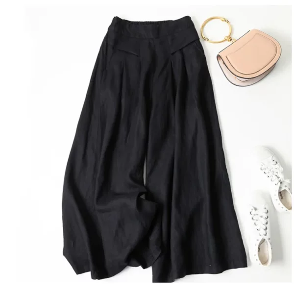 Pantalon large taille haute – Image 4