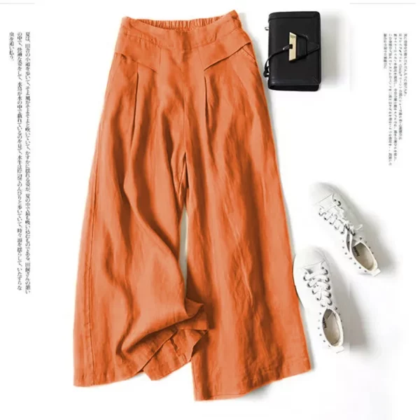 Pantalon large taille haute – Image 3