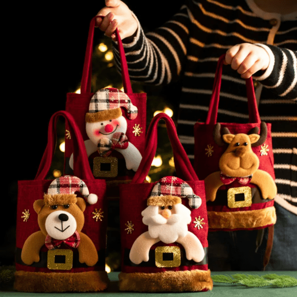 Sac Noel en Toile de Jute