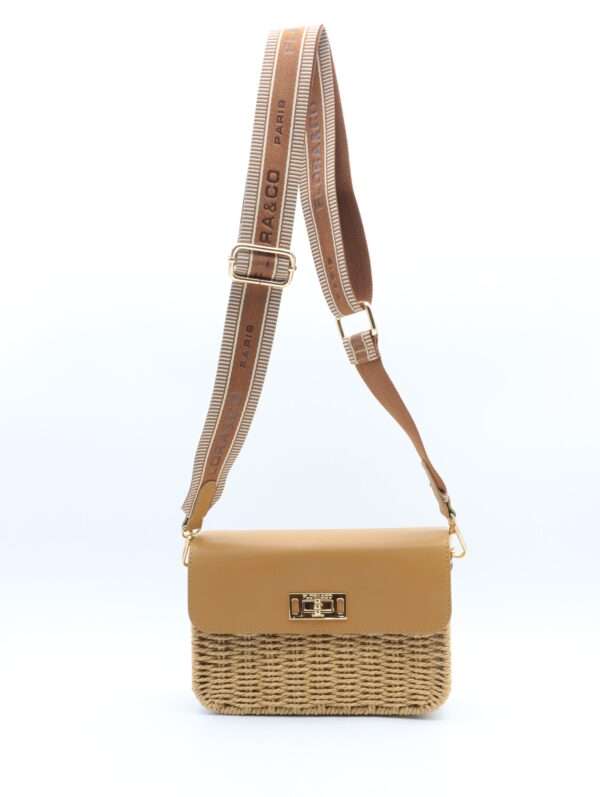 Sac bandoulière en paille Réf 20251350 – Image 3