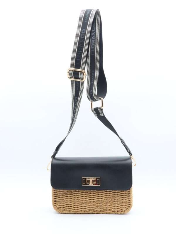Sac bandoulière en paille Réf 20251350 – Image 4