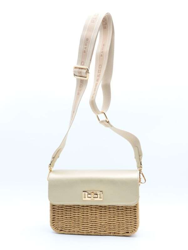 Sac bandoulière en paille Réf 20251350 – Image 5