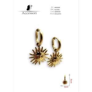 Boucle d'oreilles Soleil Réf 20250210
