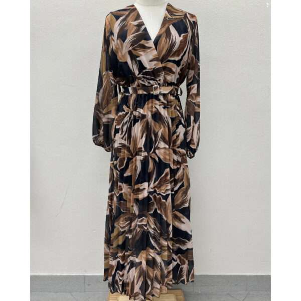 Robe Longue aux Couleurs d’Automne Réf 20251400