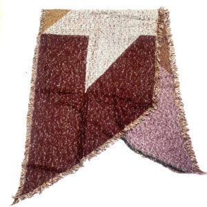 Écharpe géométrique douce & chaude